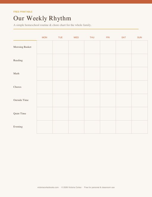 Our Weekly Rhythm